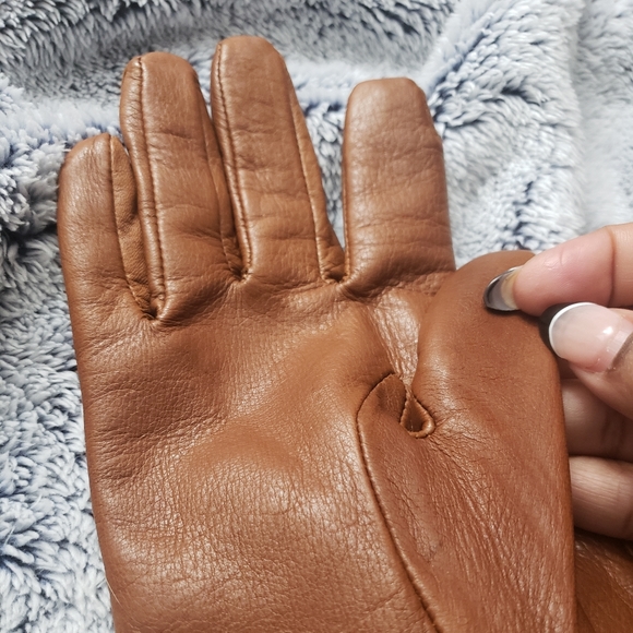 Genuine leather women's driving gloves size Medium - Picture 8 of 8